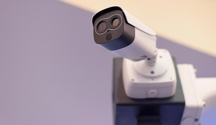 Artificial intelligence IP camera for business