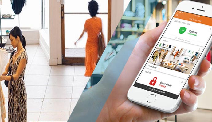 Monitoring business using smartphone