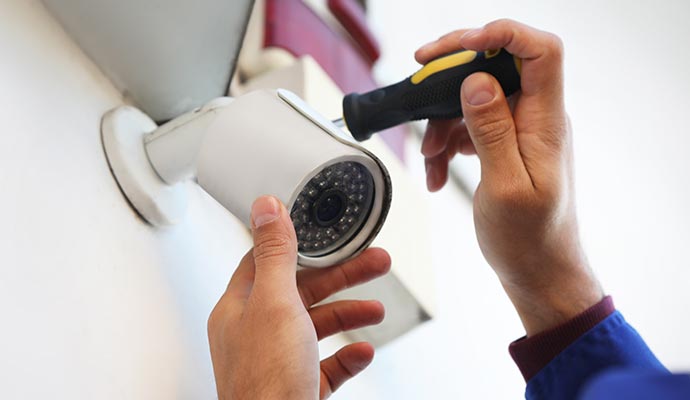Analog Camera Installation in DFW by American Security Devices