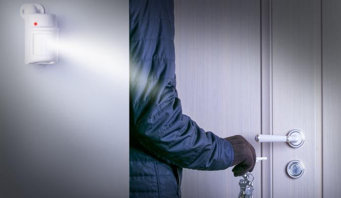 Burglar detection alarm system