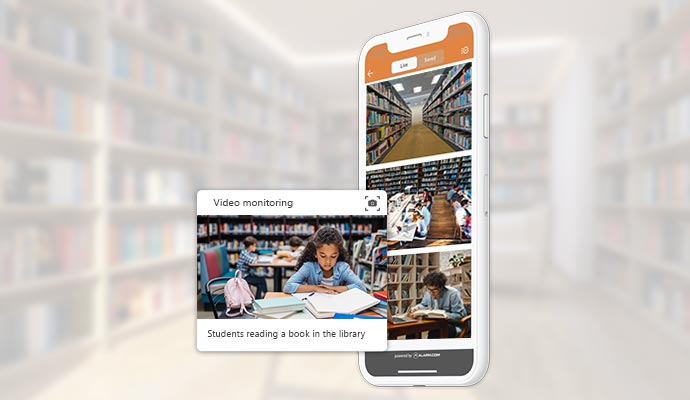 Live monitoring of library
