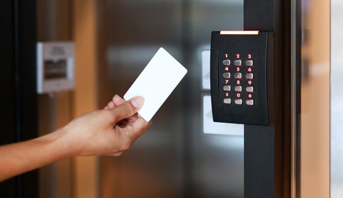 Touchless door system
