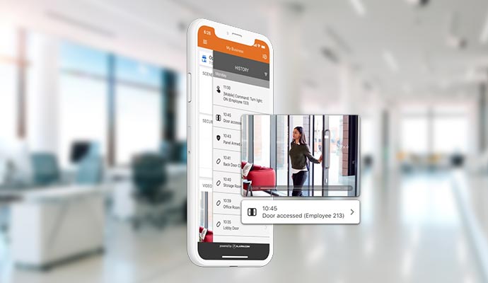 Video verification alarms on smartphone for security monitoring