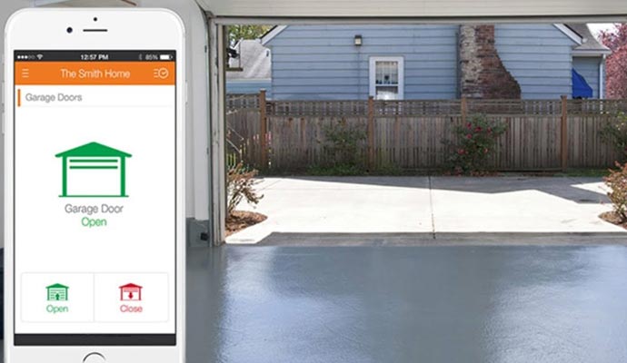 Smart garage door openers