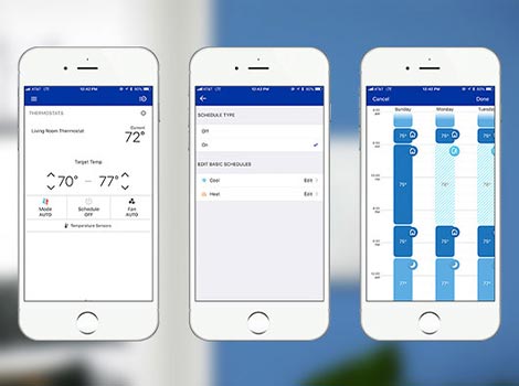 Smart scheduling with app