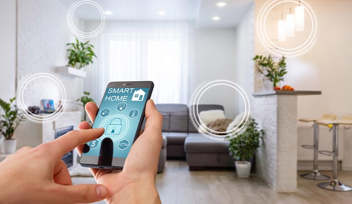 App controlled smart home automation system