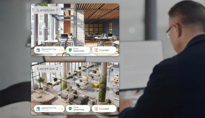 Scalable multi-location security management