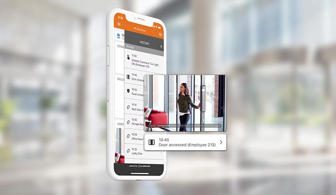Smart business security app integration