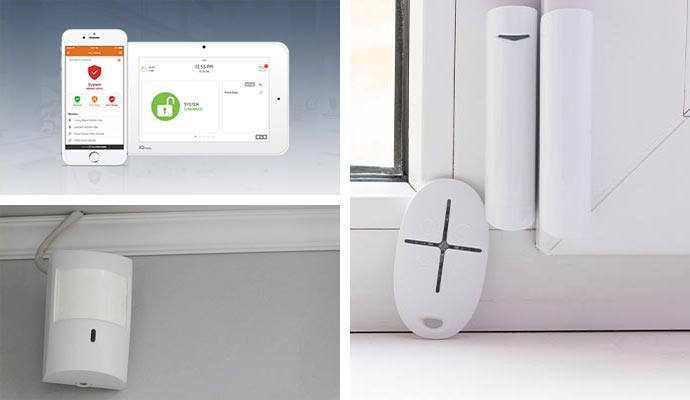 Smart home security system components 